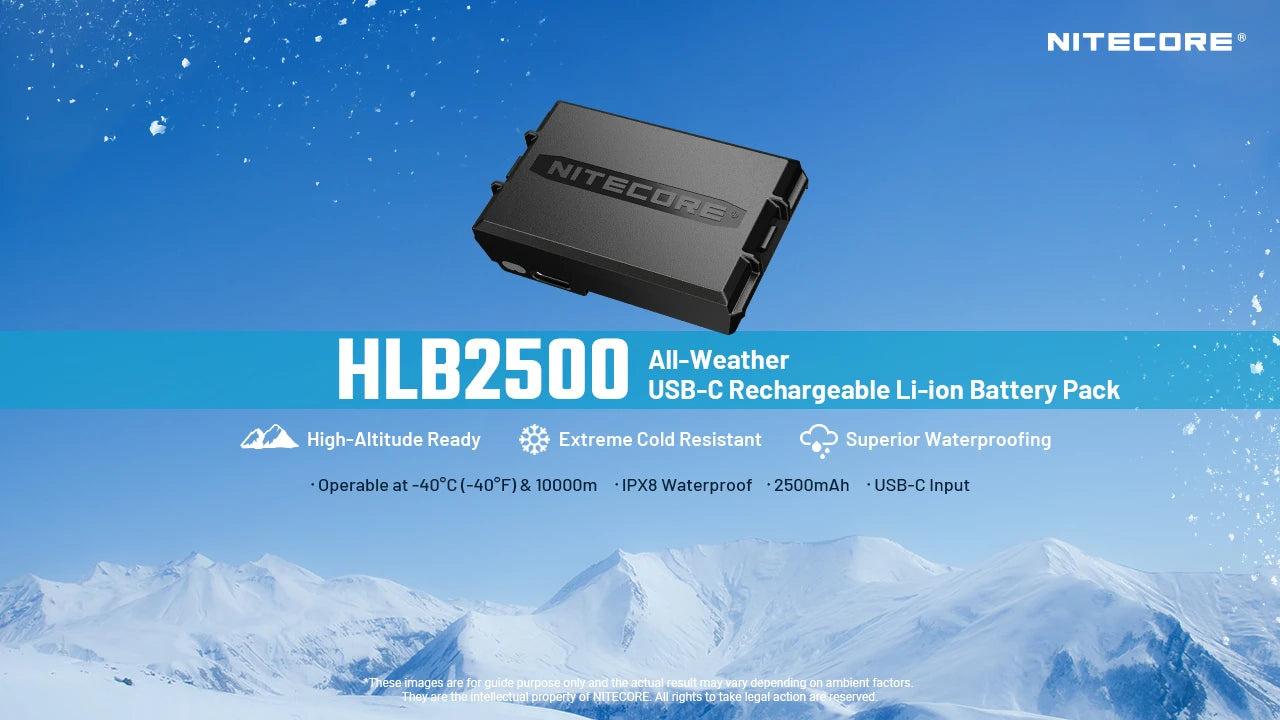 Nitecore HLB2500 All-Weather Rechargeable Battery Pack
