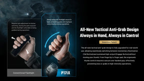 Nitecore P17iX LED Rechargeable Flashlight (5000 Lumens)