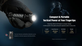 Nitecore P17iX LED Rechargeable Flashlight (5000 Lumens)
