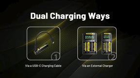 Nitecore NL1840R 18650 battery features