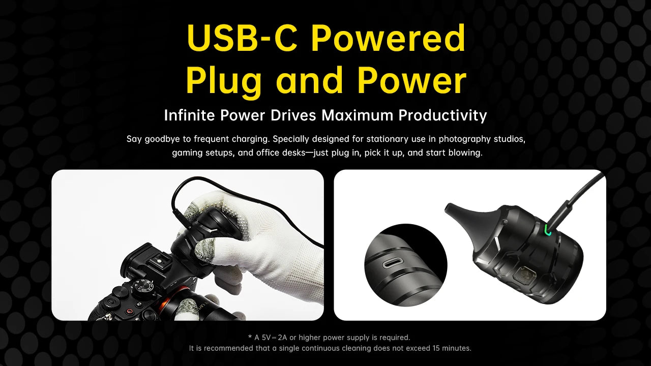 Nitecore BB Nano Wired blower features
