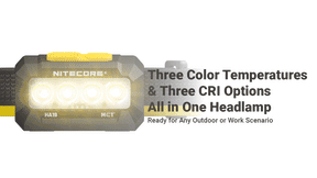 Nitecore HA19 MCT RGB Rechargeable Headlamp (600 Lumens)