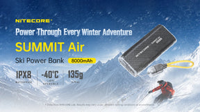 Nitecore SUMMIT Air 8000mAh Low Temperature Resistant Power Bank