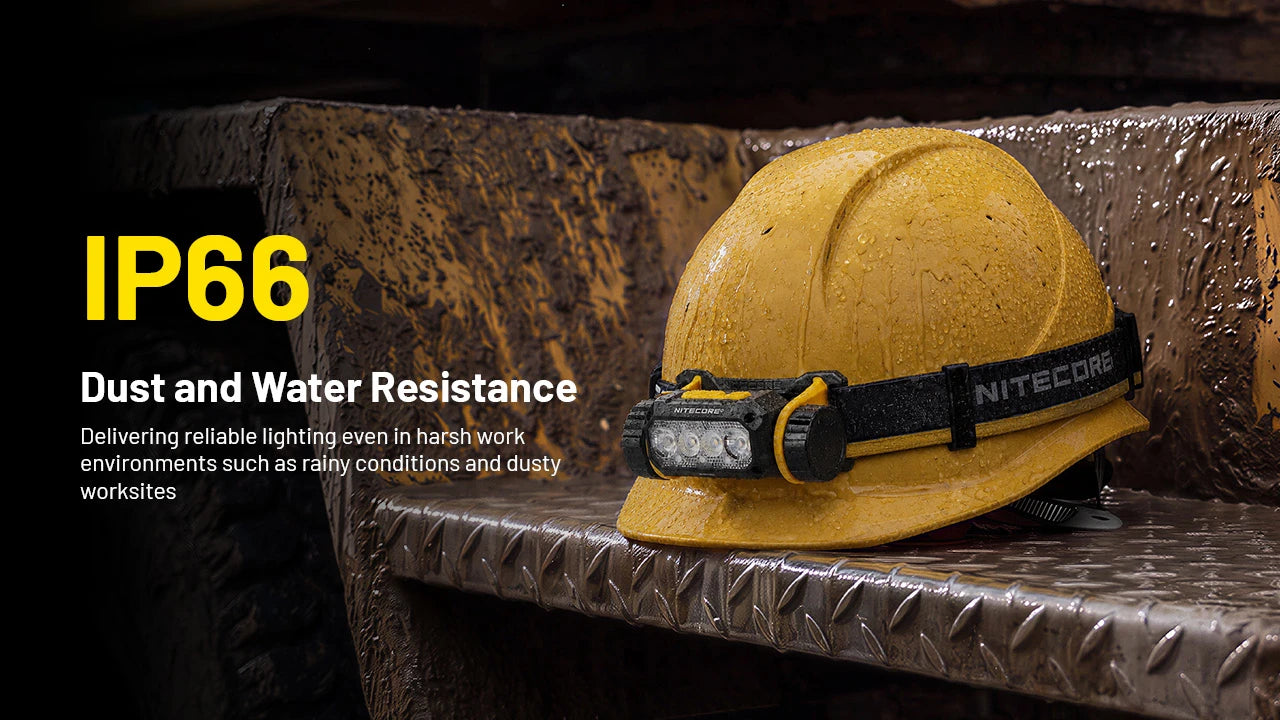 Nitecore NWH20 Dual Beam Rechargeable Work Headlamp (600 Lumens)