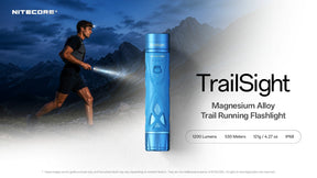 Nitecore TrailSight Magnesium Trail Running Flashlight (1200 Lumens) (4 Versions)