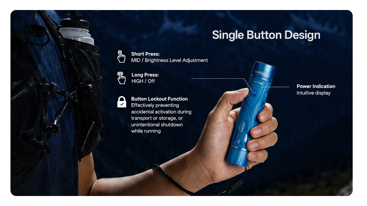 Nitecore TrailSight Magnesium Trail Running Flashlight (1200 Lumens) (4 Versions)