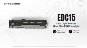 Nitecore EDC15 Ultra Slim EDC Flashlight (1200 Lumens)