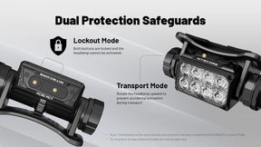Nitecore HC65 MCT Rechargeable Headlamp (2000 Lumens)