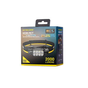 Nitecore HC65 MCT Rechargeable Headlamp (2000 Lumens)