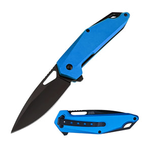 MTech A2038BL Linerlock Assisted Folding Blade (Blue Anodized Aluminum Handle)