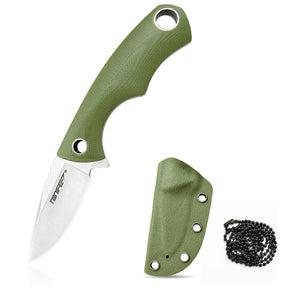 Tonife HKT2018GN-S Squirrel Fixed Blade (Green G10 Handle)