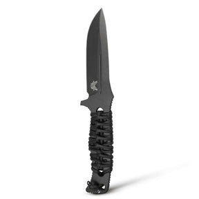 Benchmade 375BK-1 Adamas Fixed Blade (Black Skeletonized Handle)