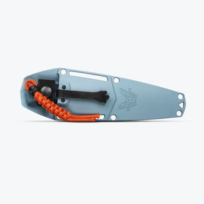 Benchmade 18050 Water Intersect Pocket Fixed Blade (Depth Blue Santoprene Handle)