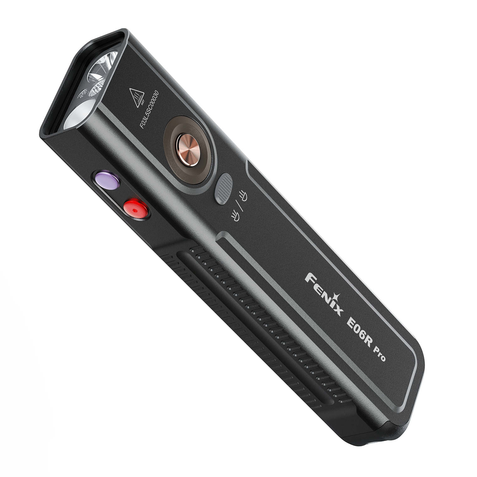 Fenix E06R Pro RG (Black) 1600L + Red Light + Green Laser Multifunctional Flashlight