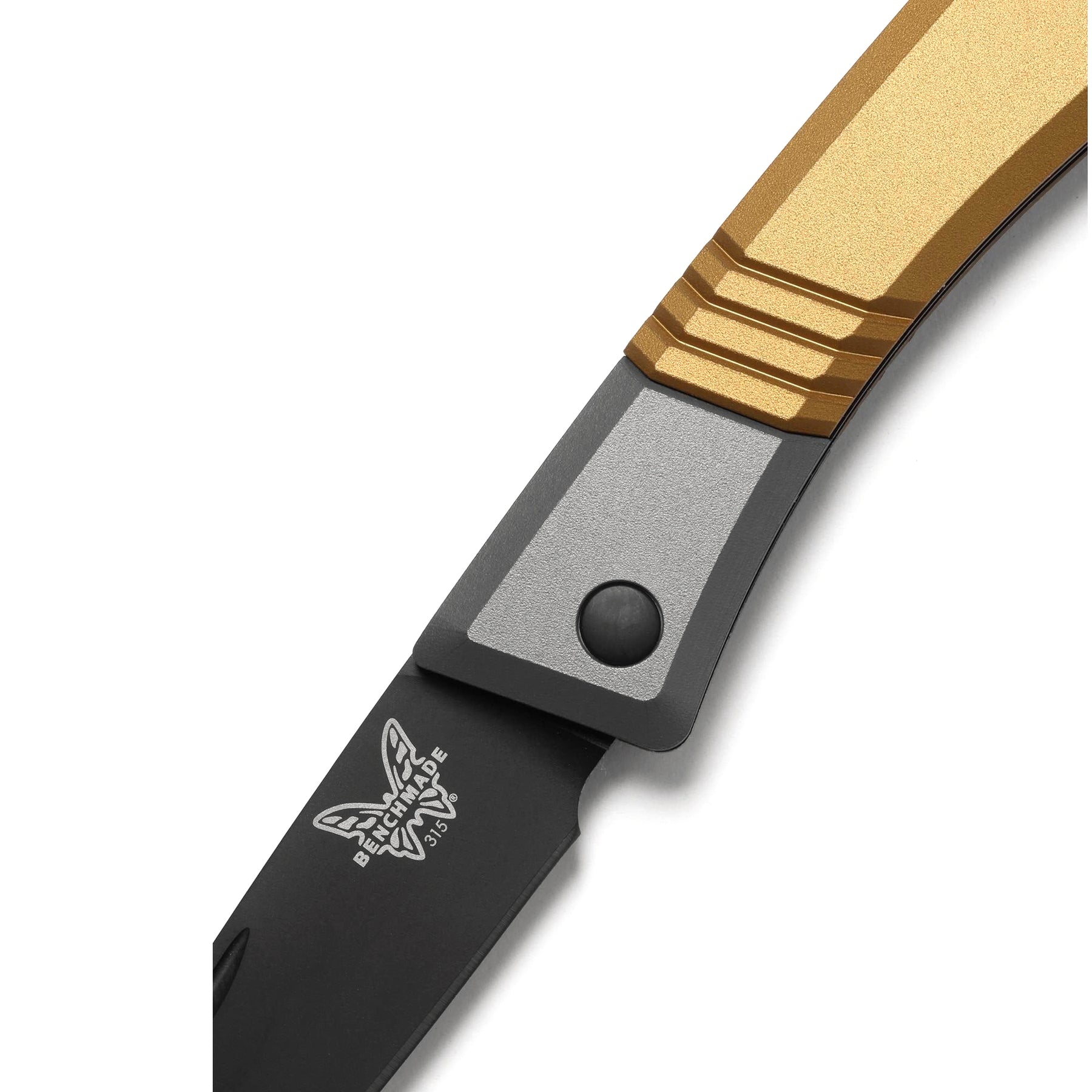 Benchmade 315BK-01 Successor Folding Knife (Burnt Brass Aluminum Handle)