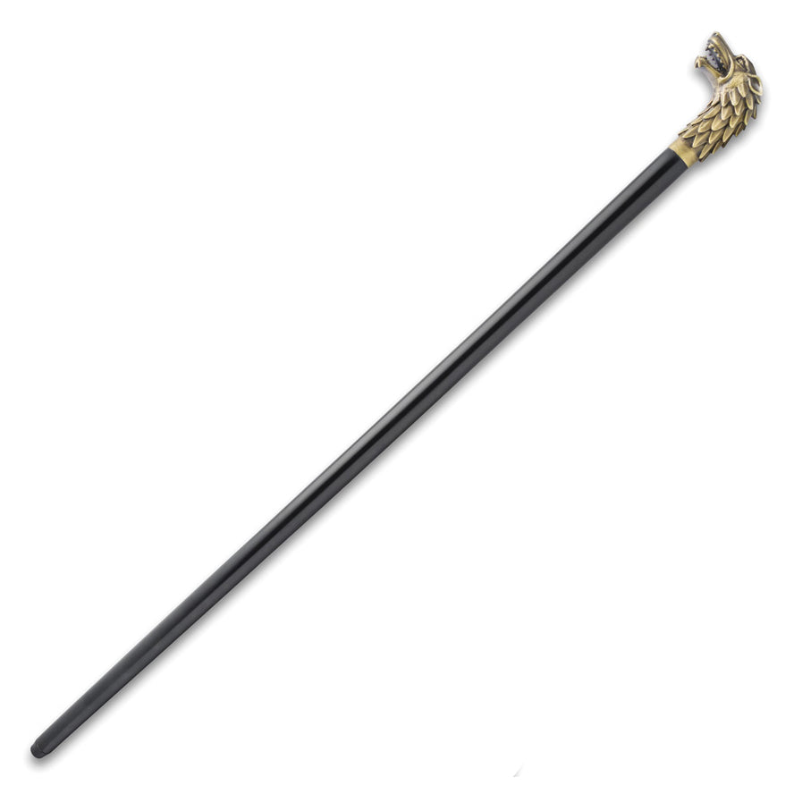 United Cutlery Brass Wolf Cane