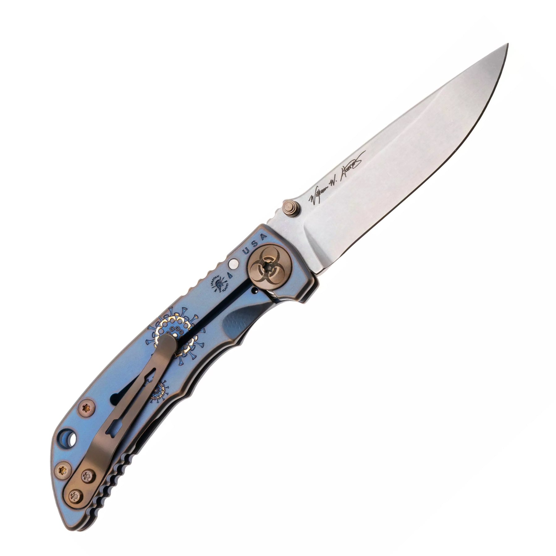 Spartan Harsey Folder (Blue Plague Doctor Edition)