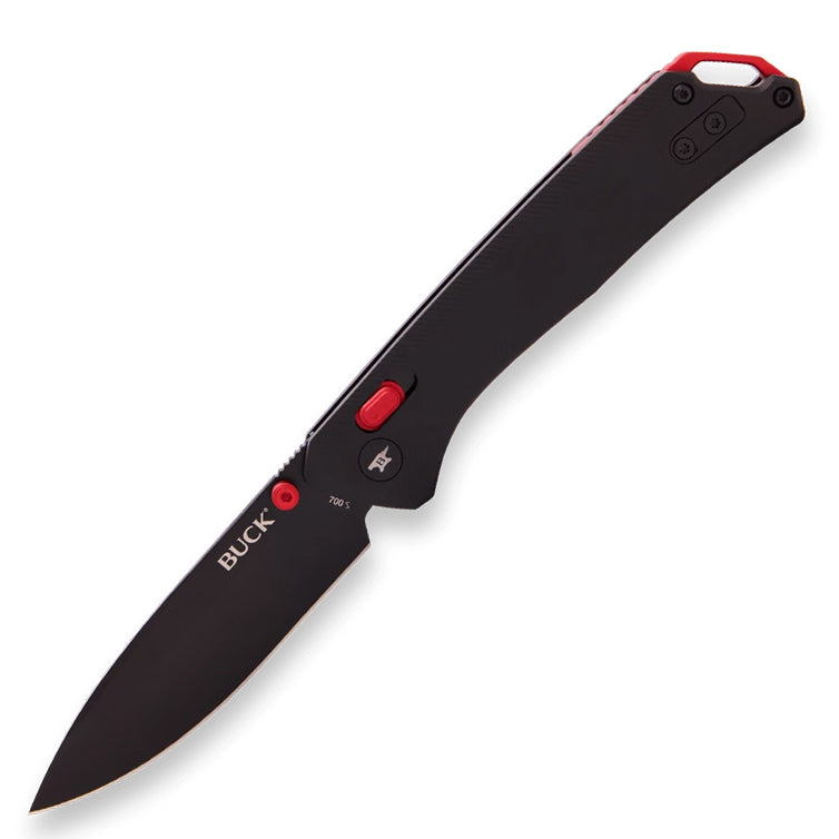 Buck 700 Nomad Folder (Black Anodized Aluminum)