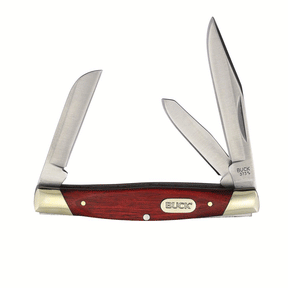 Buck 373 Trio Folder (Redwood Handle)