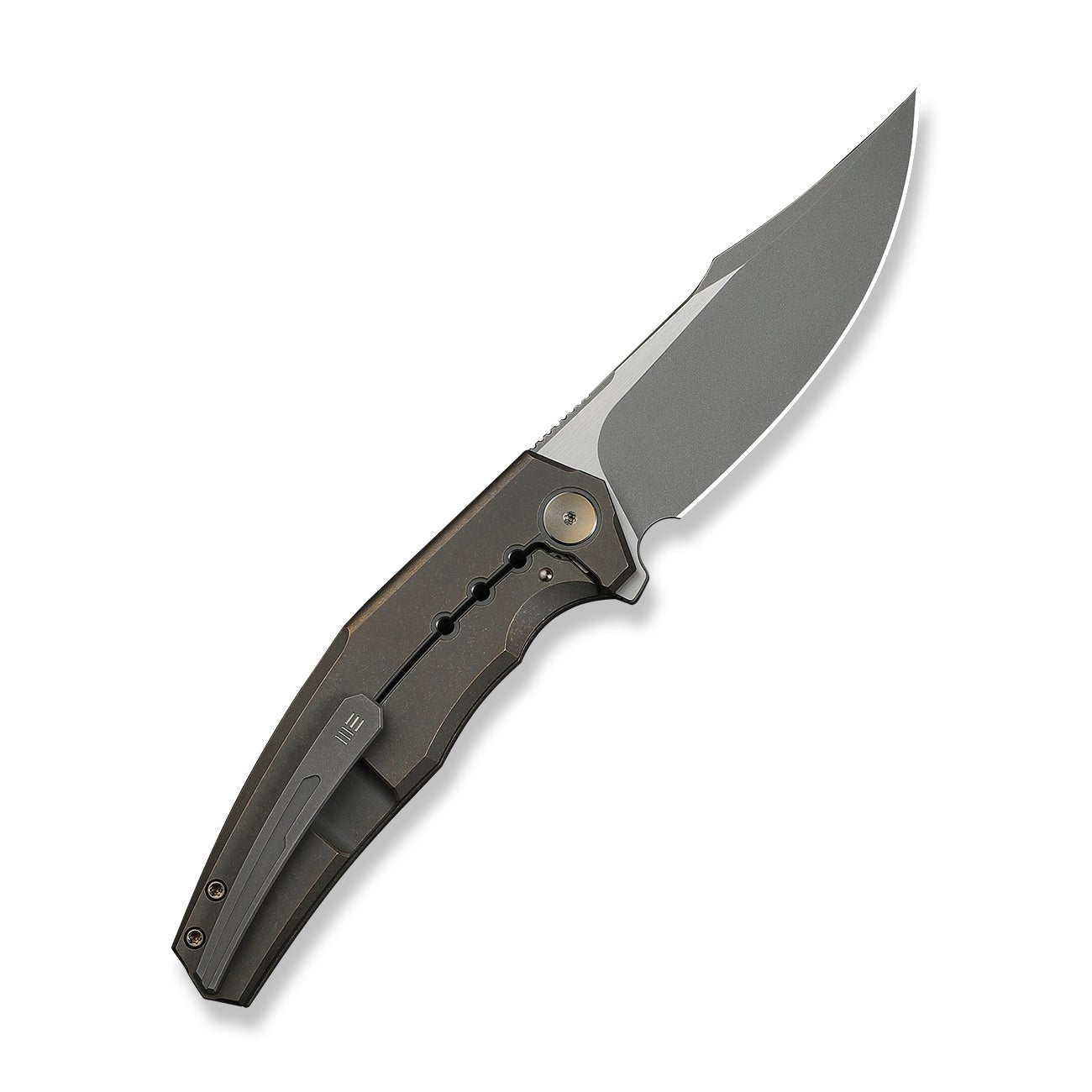 WE KNIFE WE23086-2 Kyklos (Bronze Milled Titanium Handle)