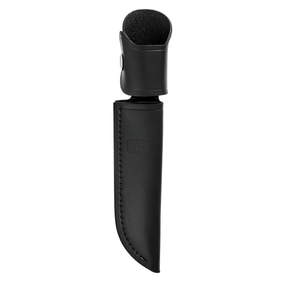 Buck 119 Belt Sheath (Black Leather)