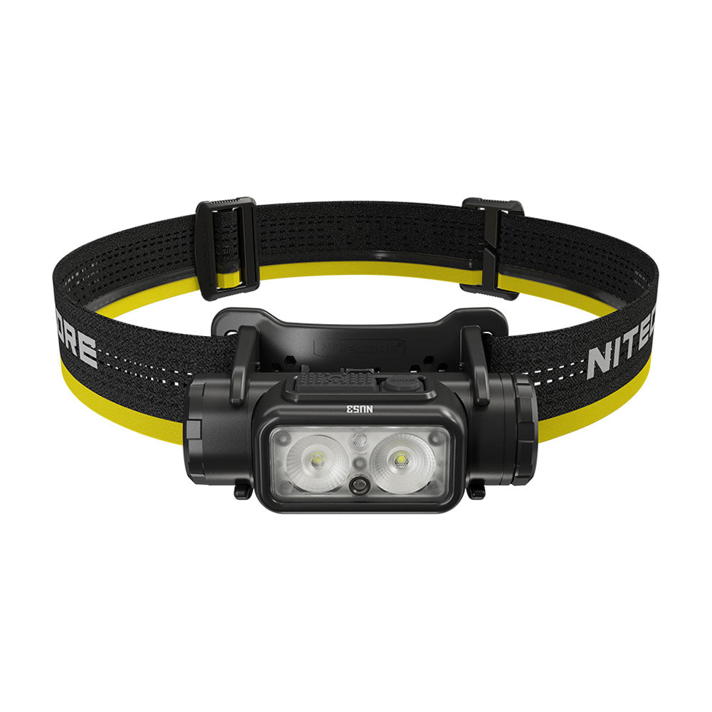 Nitecore NU53 Spotlight + Floodlight Rechargeable Headlamp (1800 Lumens)