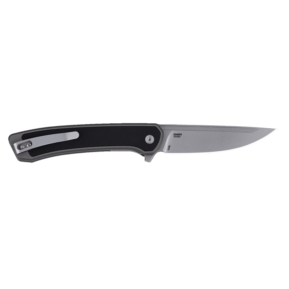 CRKT 7077 Q Compact Folding Knife (Gray Aluminum Handle)