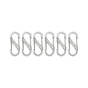 Nite Ize S-Biner Stainless Steel Dual #1 Carabiner (6 Pack)