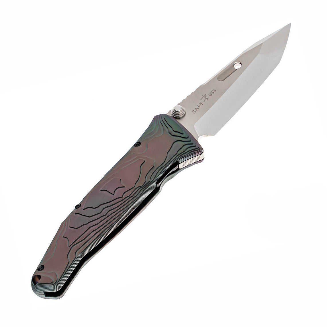 Rockstead SAI-T-ZDP Folding Knife (DLC-Prism Coated Titanium Handle)