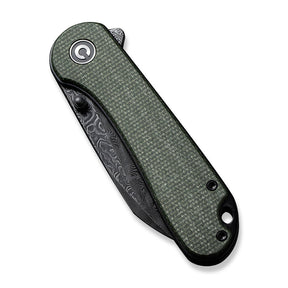 Civivi C18062AF-DS1 Elementum Folding Knife (Green Micarta Handle)