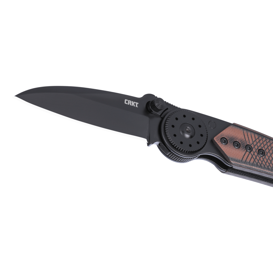 CRKT 4200 Walker Blade Lock (Black/Brown G10 Handle)