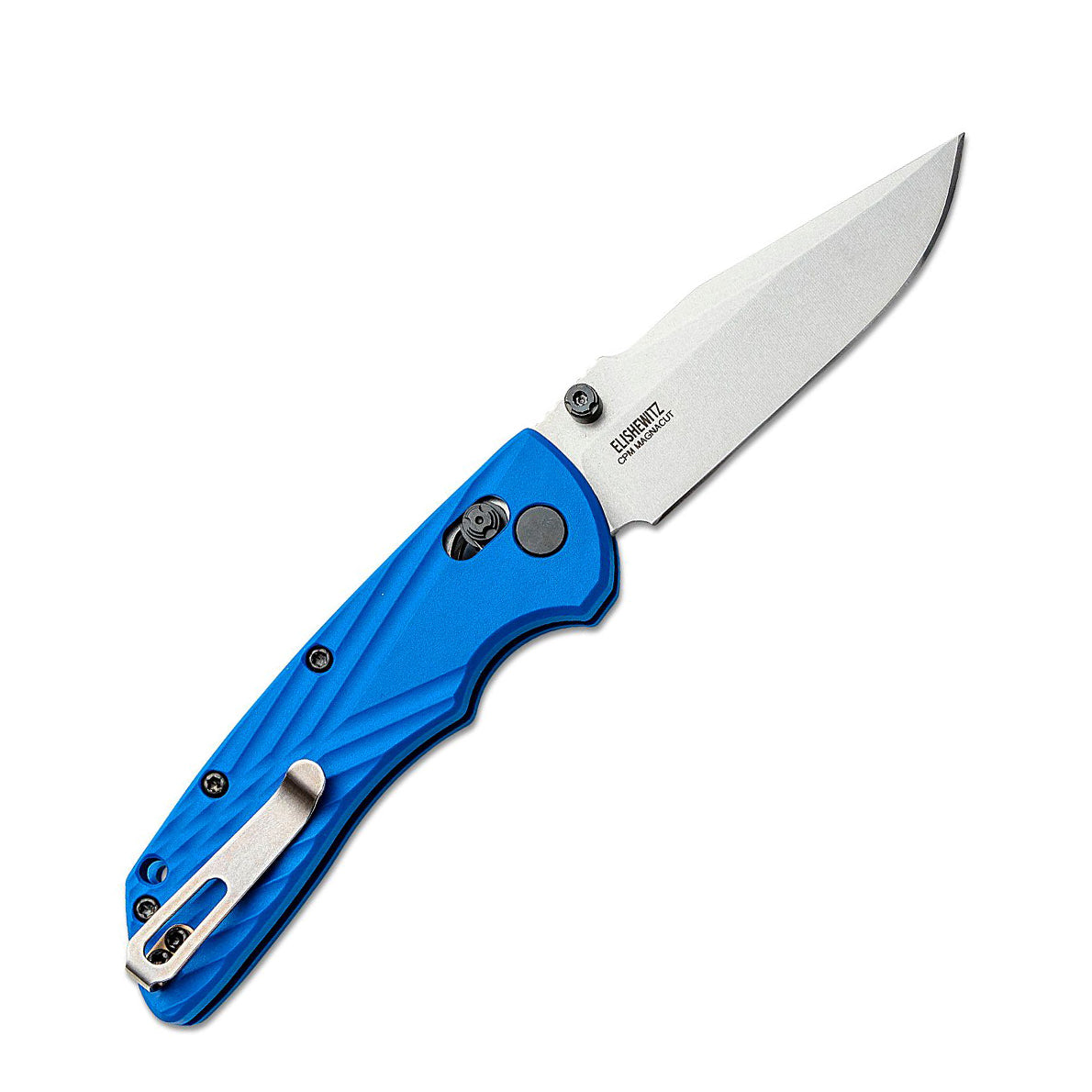 Hogue Deka MagnaCut Folding Knife (Blue Polymer Handle)