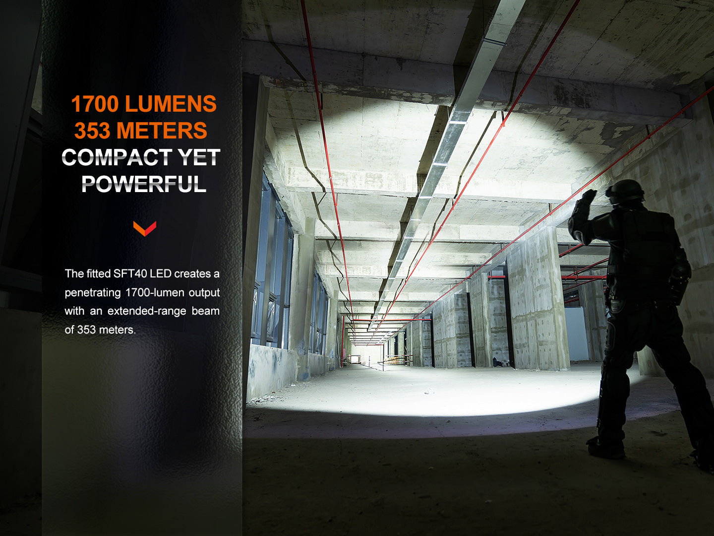 Fenix PD35R Rechargeable Flashlight (1700 Lumens)