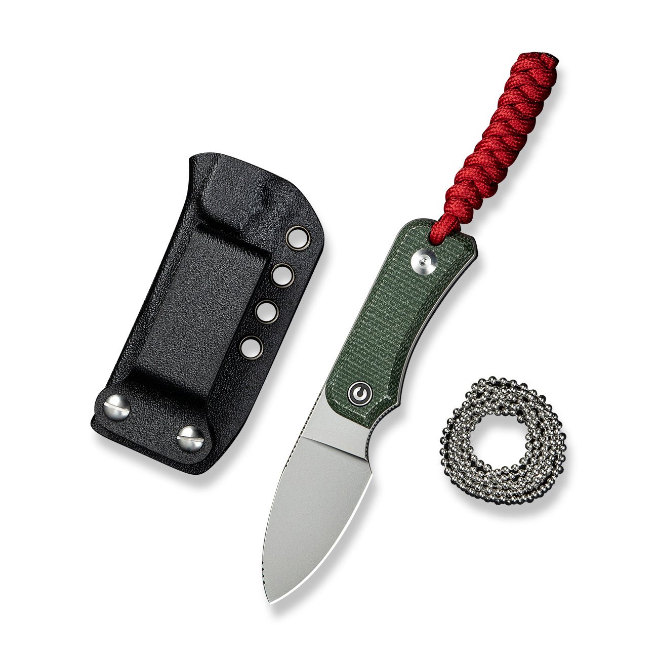 Civivi C23045-2 Baby Banter Fixed Blade (Green Canvas Micarta Handle)