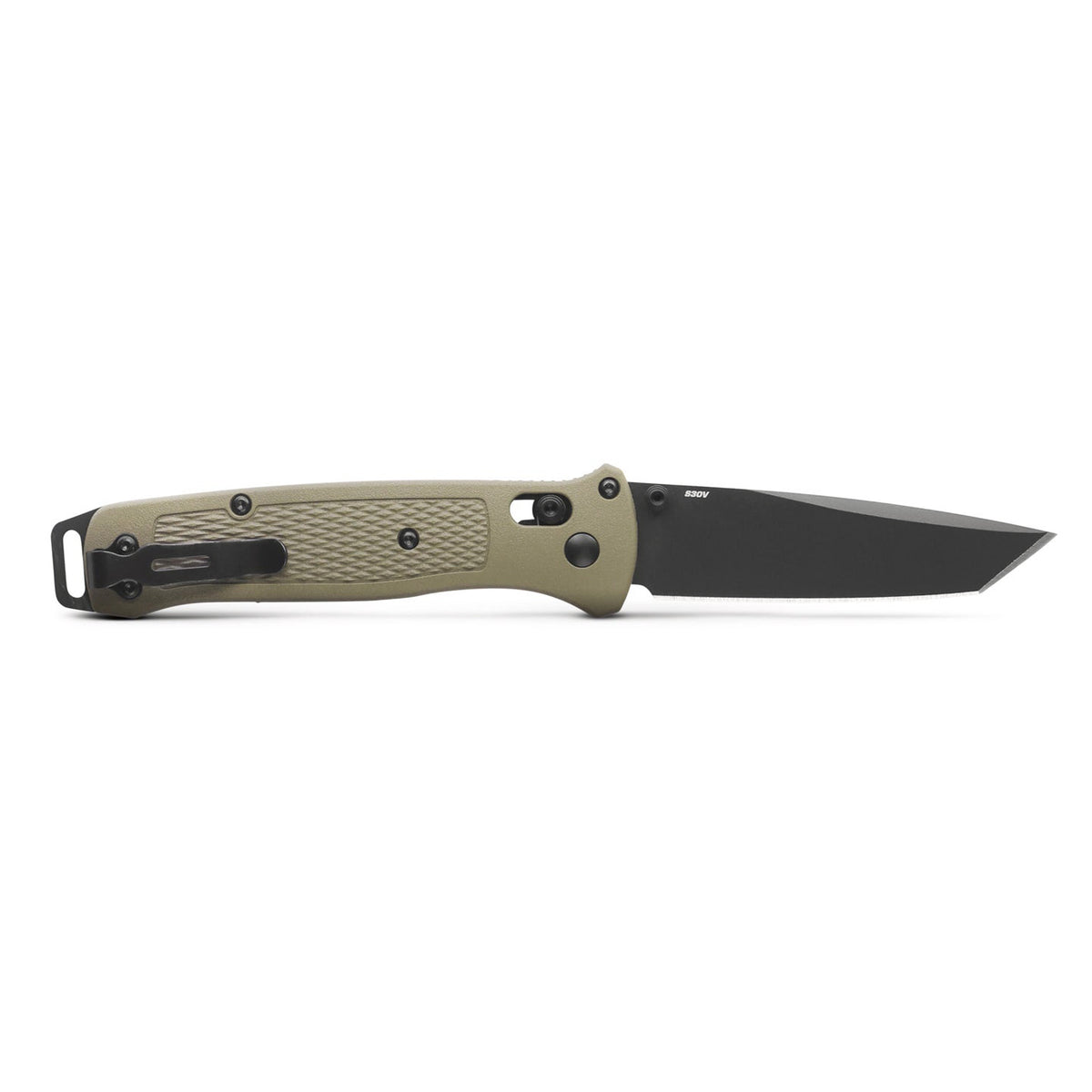 Benchmade 537BK-06 Bailout Folding Knife (Ranger Green Grivory Handle)