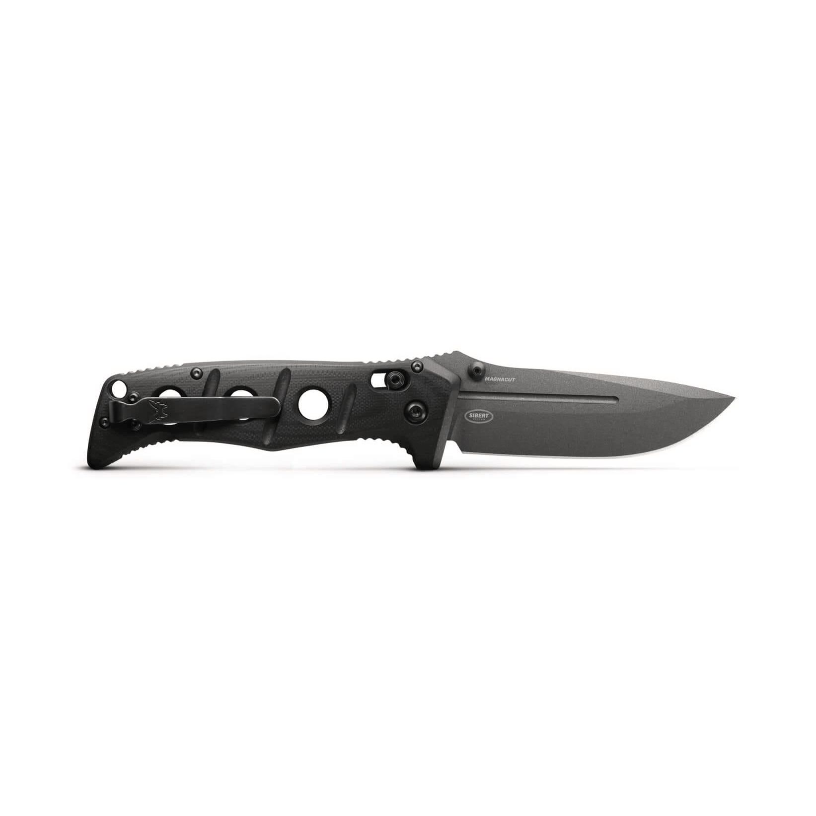 Benchmade 275GY-03 Adamas Black G10 Folding Knife (MagnaCut)