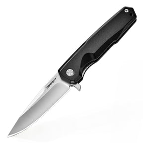 Tonife CKT9203BK-S Vision Folding Knife (Black Aluminum Handle)