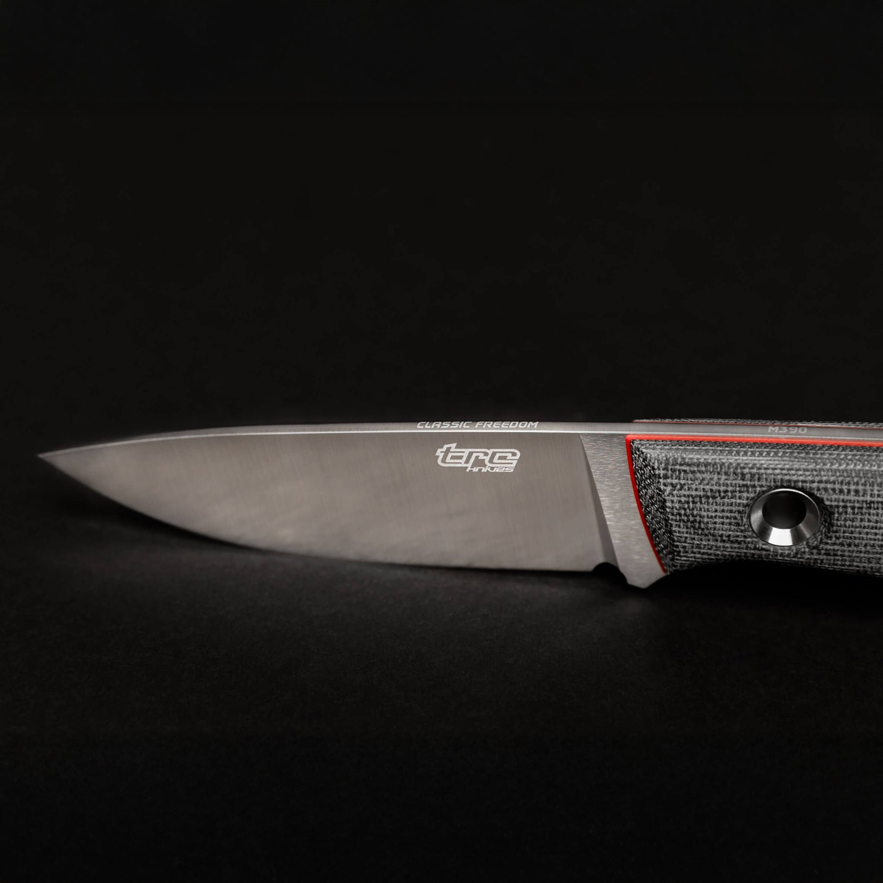 TRC Classic Freedom M390 (Black Micarta Handle)