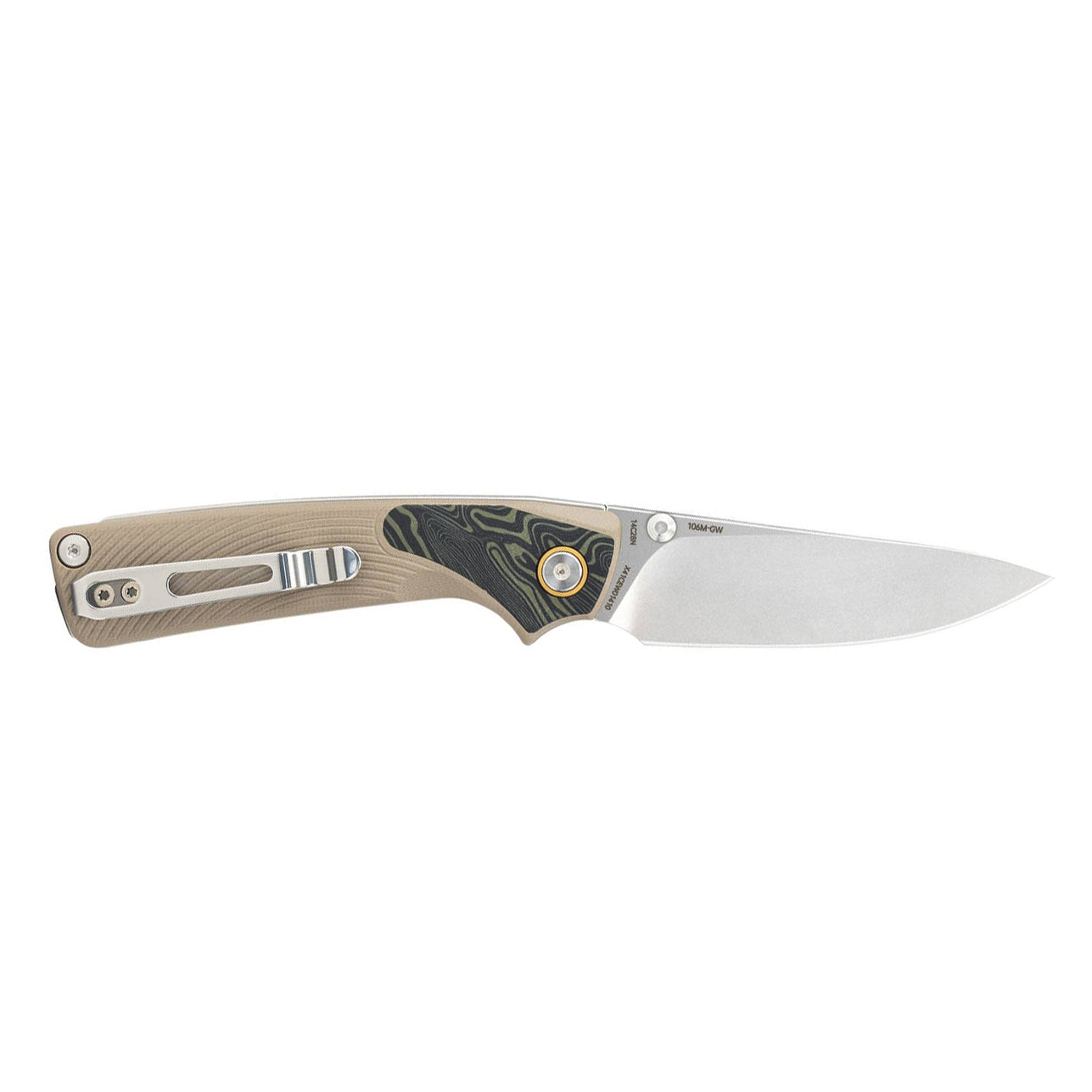 SRM Dome 106M-GW Folding Blade 14C28N