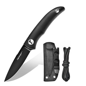 Tonife HKT2019BK-BT Nova Fixed Blade (Black G10 Handle)