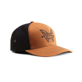 Benchmade Classic Trucker Hat (Caramel Black)