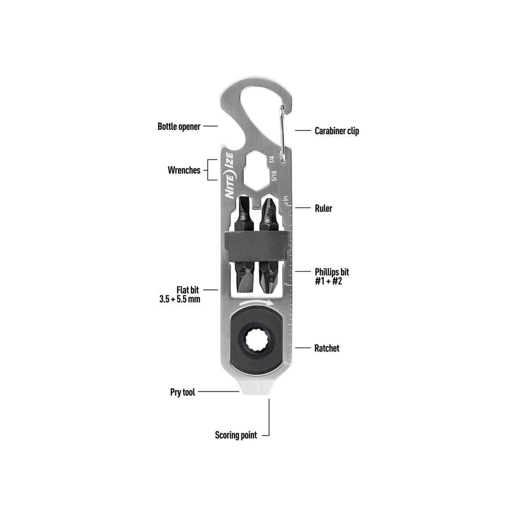 Nite Ize DoohicKey Ratchet Key Tool