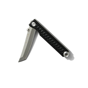 StatGear Pocket Samurai Keychain Knife (Black Aluminum)