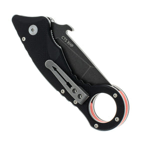 Spartan Ronin Shoto Folder (Textured Black G10 Handle)