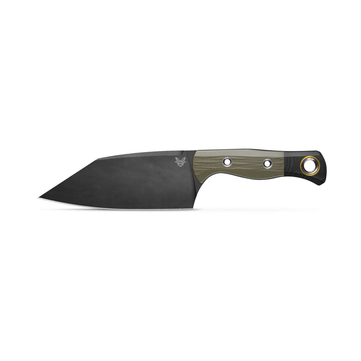 Benchmade 4010BK-01 Station Knife Fixed Blade (OD G10 with Black G10 Bolster)