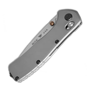 Buck 791 Range Elite Folder (Gray Aluminum Handle)