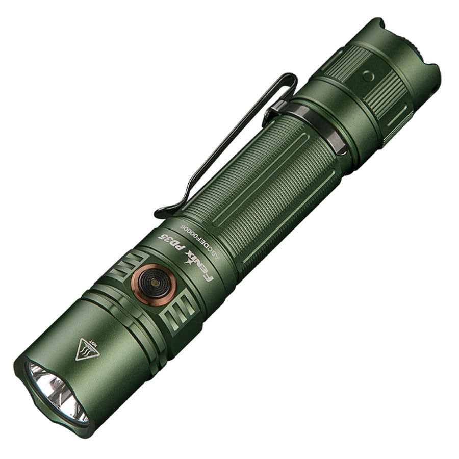 Fenix PD35 V3.0 Rechargeable Flashlight (1700 Lumens) (Green)