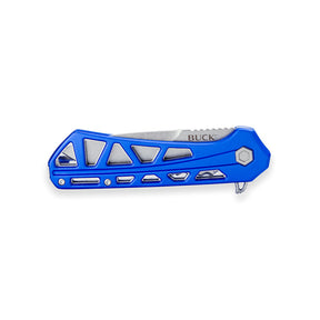 Buck 812 Trace Folder (Blue Aluminum)