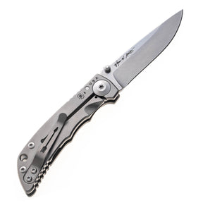 Spartan Harsey Folder 3.25 (Bead Blasted Titanium Handle)