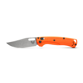 Benchmade 15533 Mini Taggedout Folding Knife (Orange Grivory Handle)